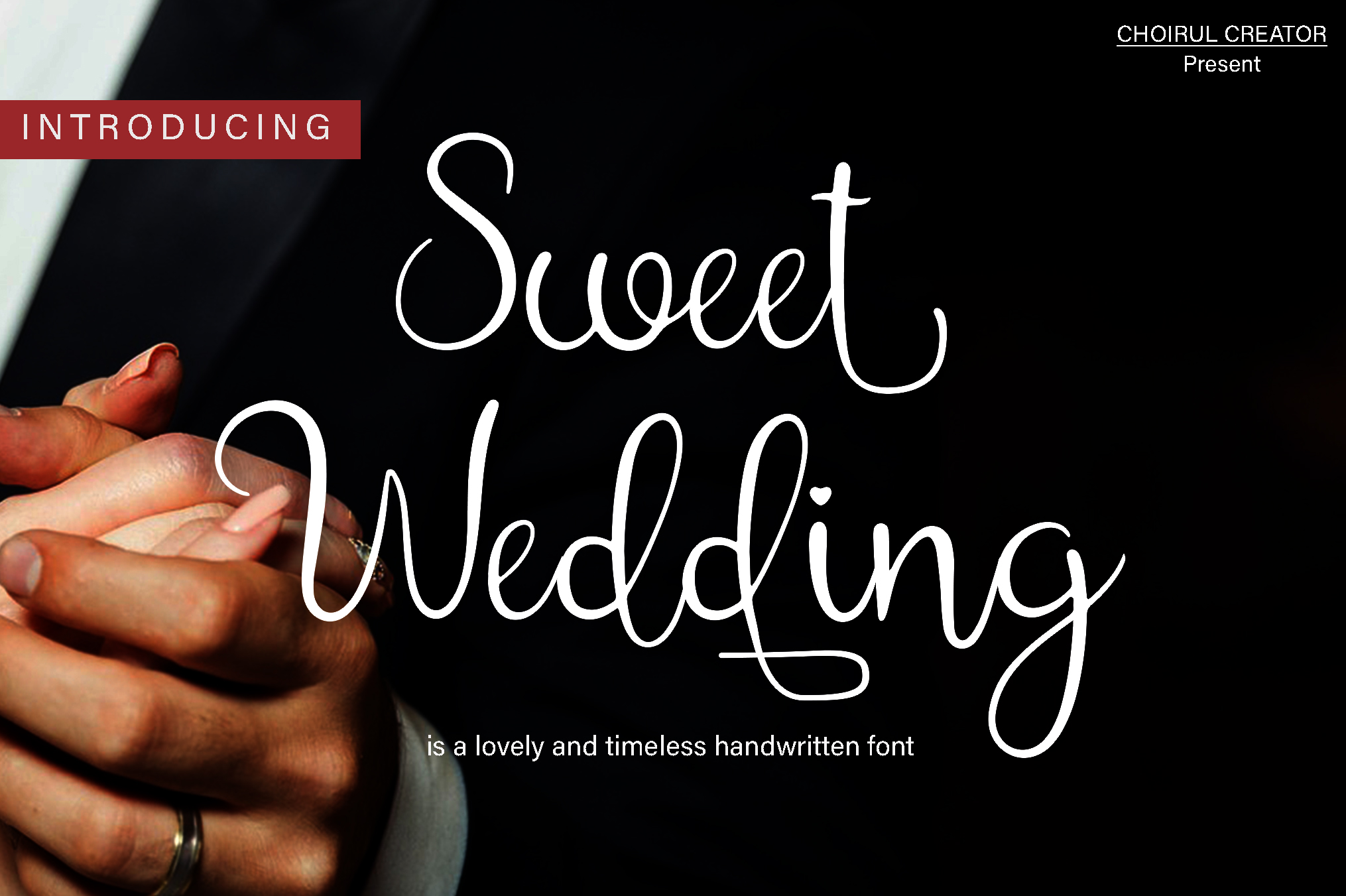 Sweet Wedding — wedding font preview