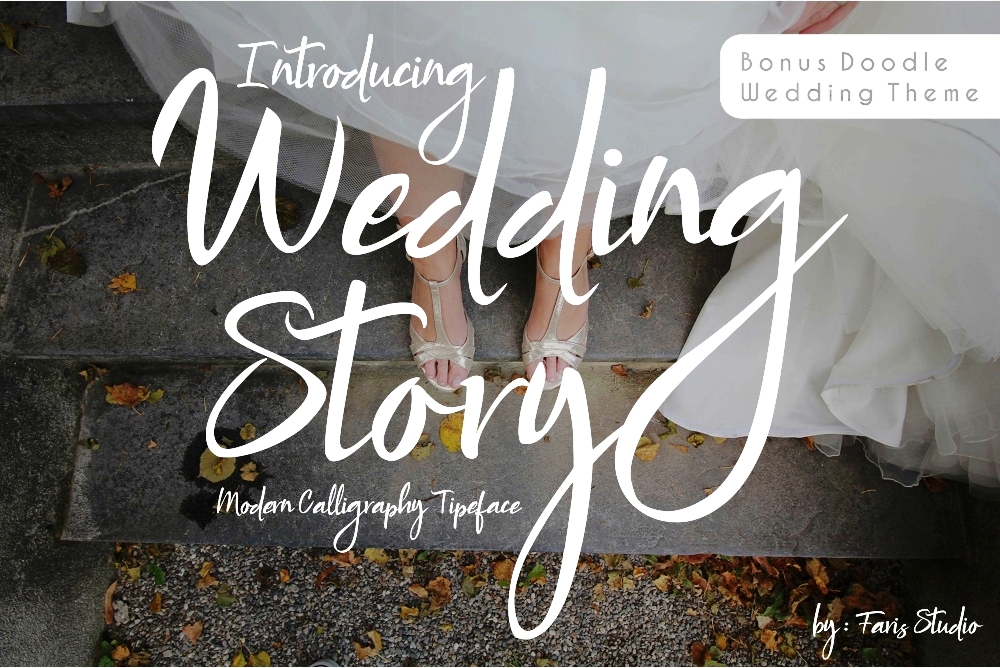 Wedding Story — wedding font preview